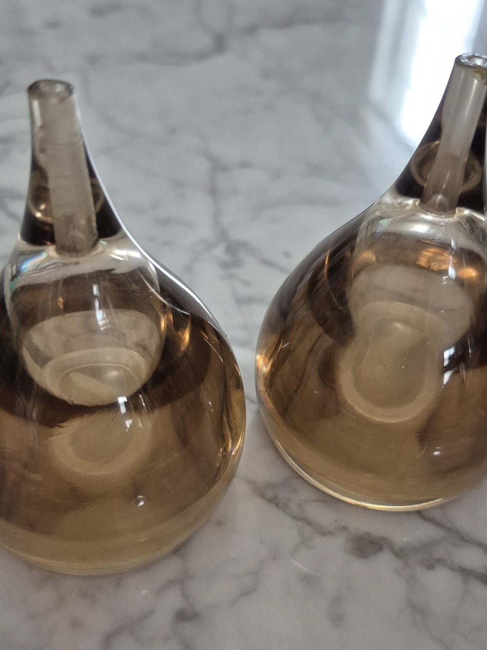 Vintage 1970's Lucite Salt & Pepper Shakers - Picture 3 of 6